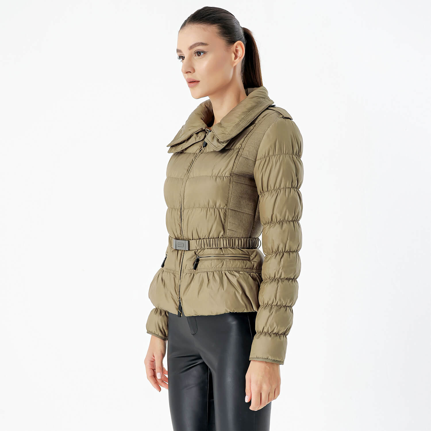 Burberry - Brown Puffer Classic Coat